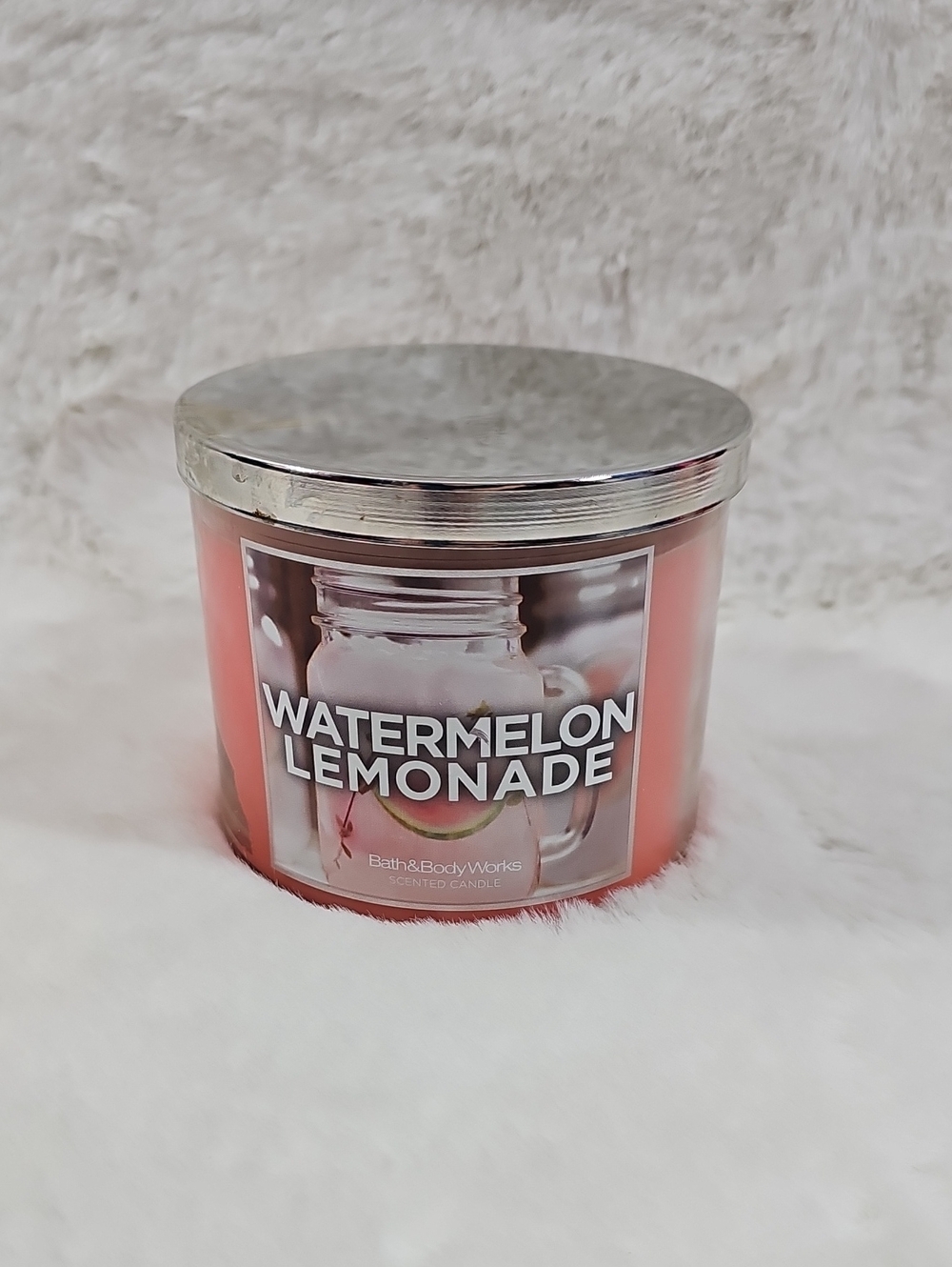 Bath & Body Works Watermelon Lemonade 14.5 oz 3 Wick Candle